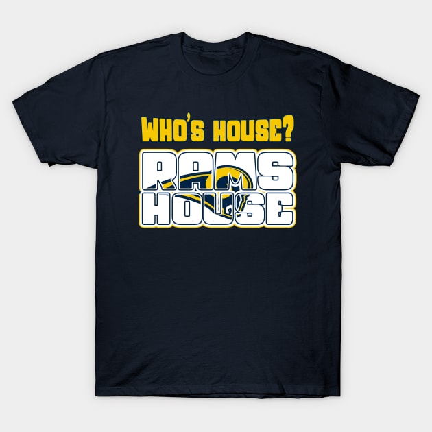 Rams House T-Shirt by GLStyleDesigns